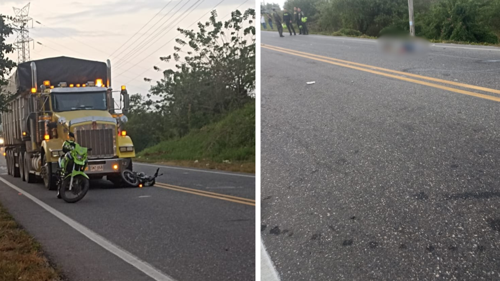 Trágico accidente dejó a una persona muerta y otra herida en La