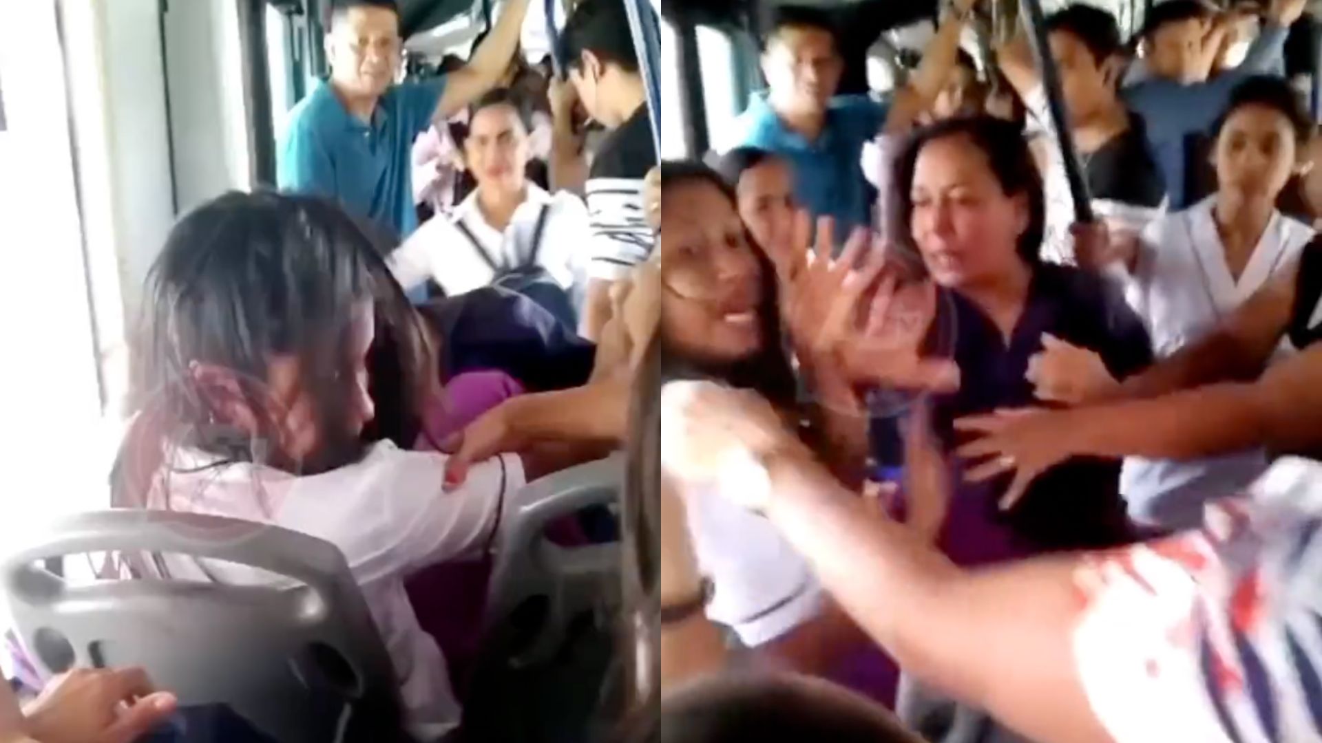 Enfrentamiento en bus de Transmetro